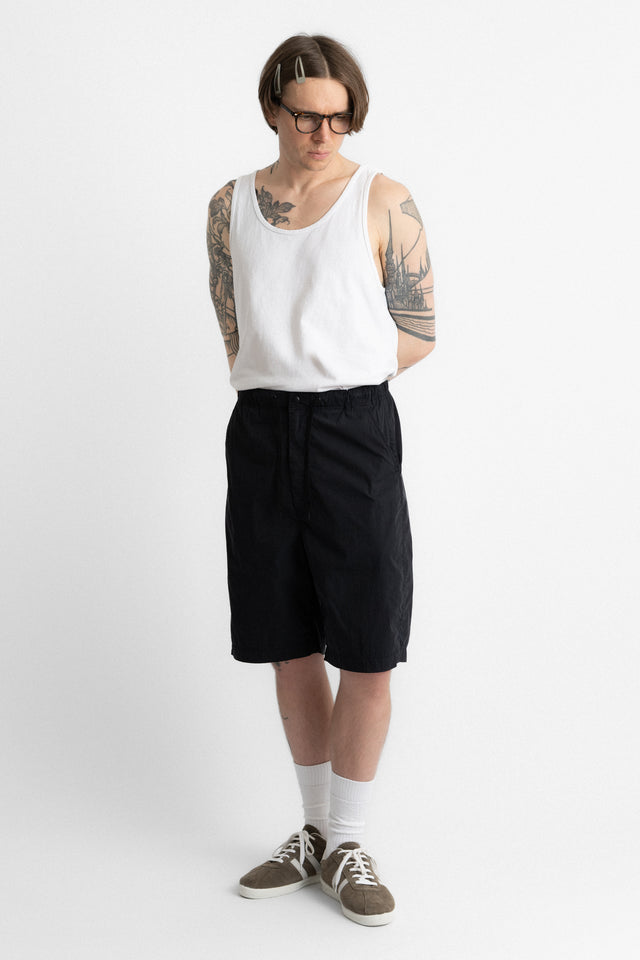 orSlow 25ss 01-7021-61 Wide Fit New Yorker Shorts Black perfect circle men's seasonal and consignment online fashion shop