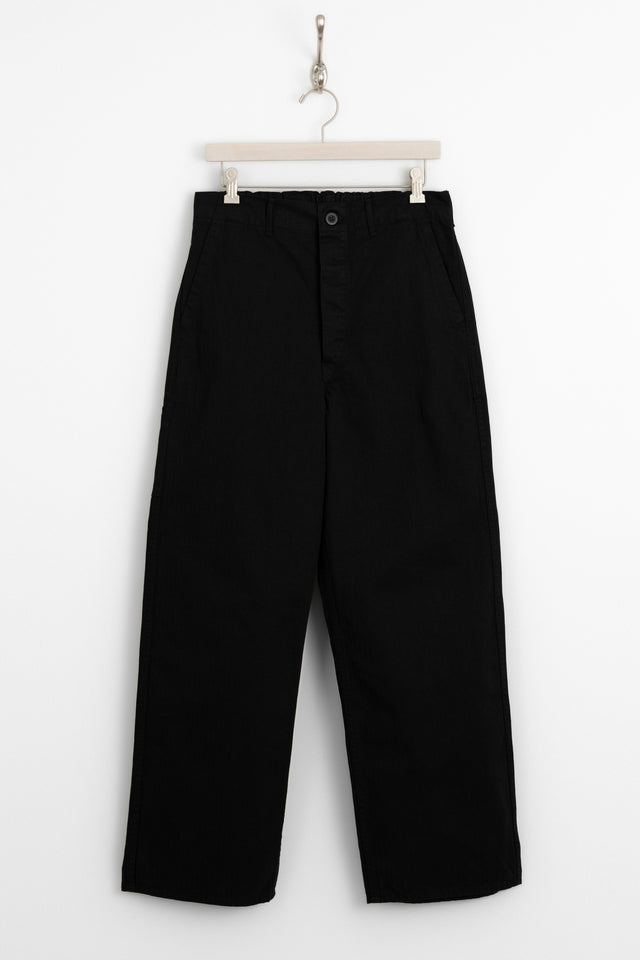 orSlow 25ss 03-5011-61 Wide Fit French Work Pants Black perfect circle men's seasonal and consignment online fashion shop