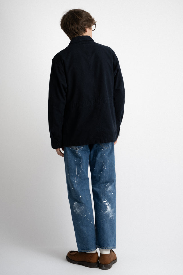 HATSKI 24FW Made in Japan 23002 Combat Smock Jacket Navy Perfect Circle Men's Seasonal & Consignment Fashion Shop