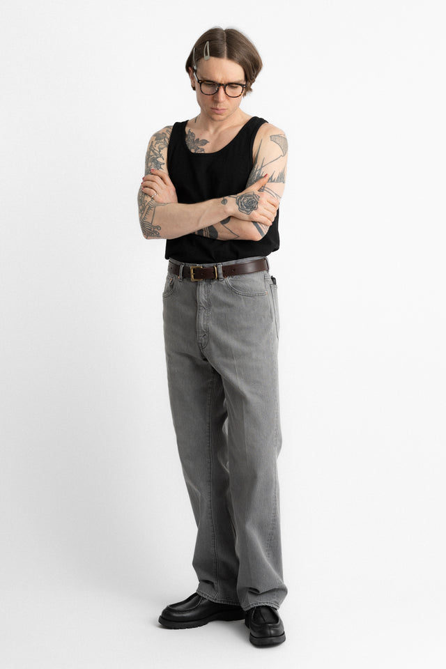 kaptain sunshine 25ss ksbs111dz Skate Shoecut Denim Pants Black Vintage Wash perfect circle men's seasonal and consignment online fashion shop