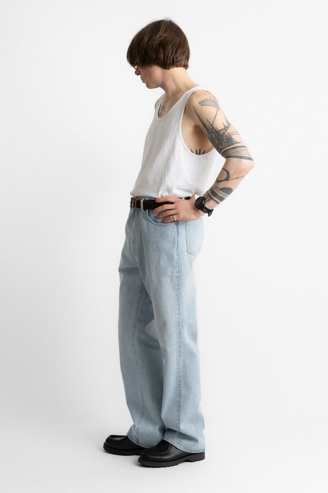 kaptain sunshine 25ss ksbs112dz Skate Shoecut Denim Pants Indigo Ice Wash perfect circle men's seasonal and consignment online fashion shop