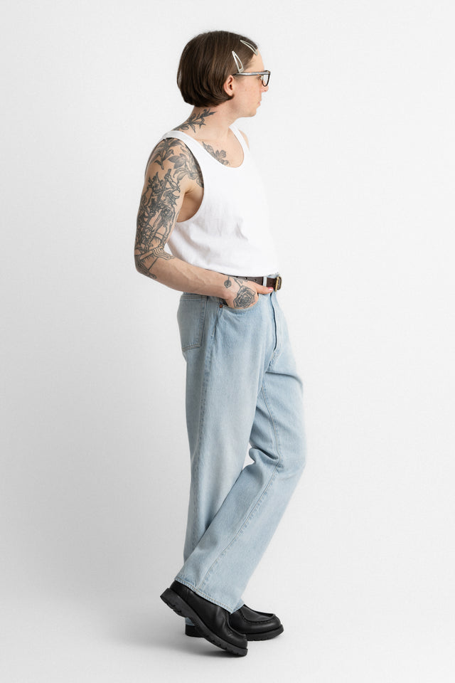 kaptain sunshine 25ss ksbs112dz Skate Shoecut Denim Pants Indigo Ice Wash perfect circle men's seasonal and consignment online fashion shop