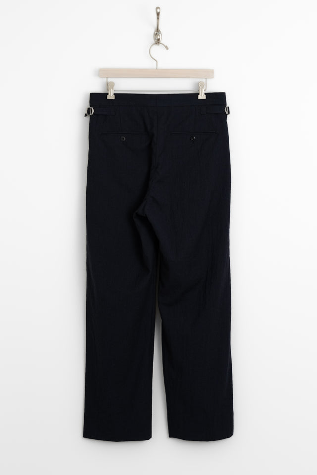 nanamica 25ss s25sc057u Seamless Pleat Pants Navy perfect circle men's seasonal and consignment online fashion shop