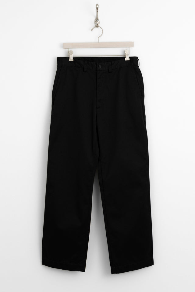 nanamica 25ss s25sc079u Wide Straight Chino Pants Black perfect circle men's seasonal and consignment online fashion shop