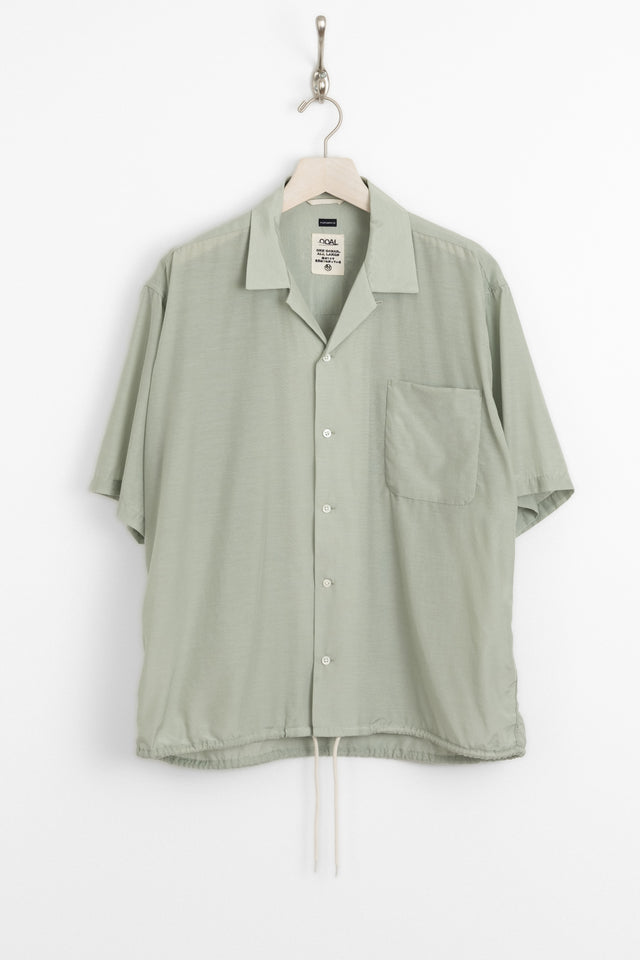 nanamica 25ss s25sg019u Open Collar S/S Shirt Coral Green perfect circle men's seasonal and consignment online fashion shop