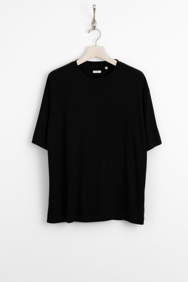 nanamica 25ss s25sh099u Wool Crew Neck Tee Black perfect circle men's seasonal and consignment online fashion shop