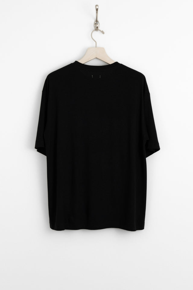 nanamica 25ss s25sh099u Wool Crew Neck Tee Black perfect circle men's seasonal and consignment online fashion shop