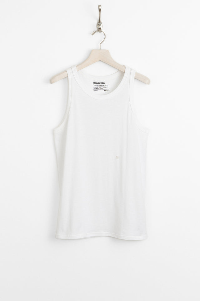 nanamica 25ss s25sh116u nanamica Loopwheel COOLMAX Jersey Tank White perfect circle men's seasonal and consignment online fashion shop
