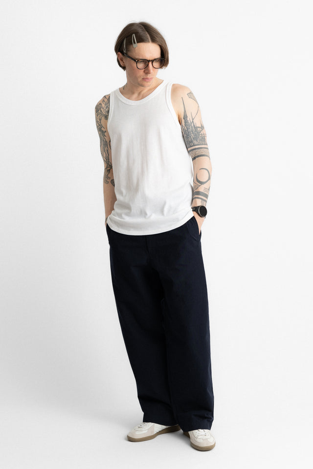 nanamica 25ss s25sh116u nanamica Loopwheel COOLMAX Jersey Tank White perfect circle men's seasonal and consignment online fashion shop