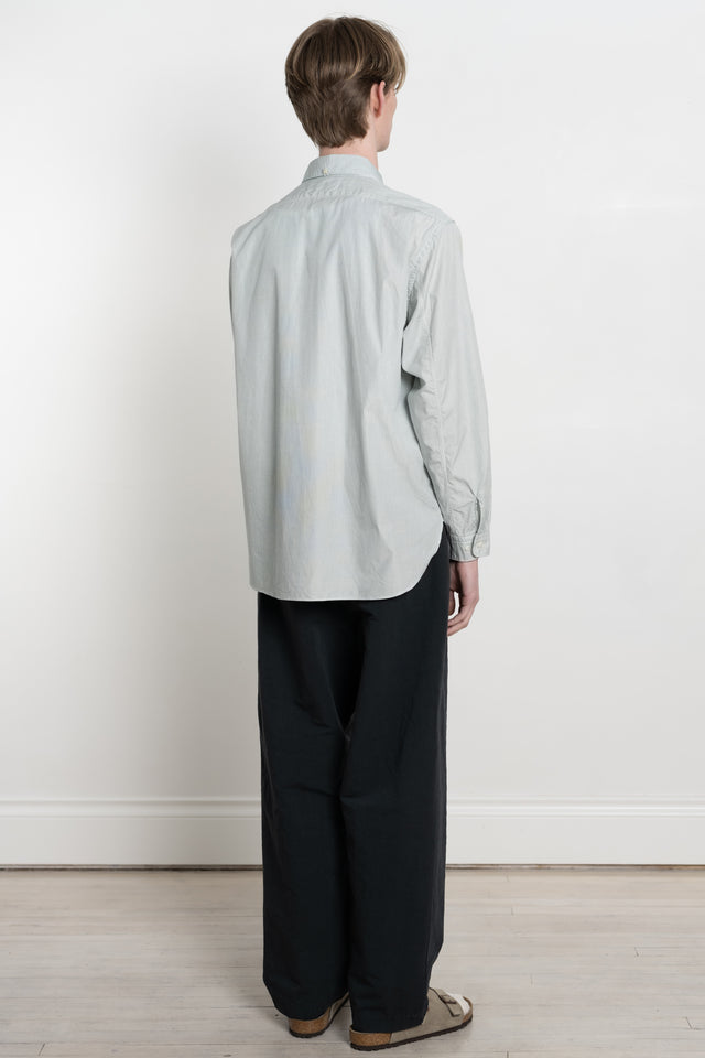 ENDS and MEANS spring summer 2024 SS24 24SS Men's Collection from Japan Aldous shirt green stripe