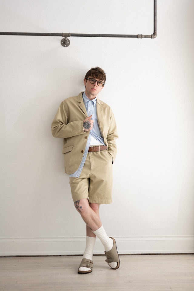nanamica japan SS24 men's collection Chino Jacket Khaki calculus online store canada