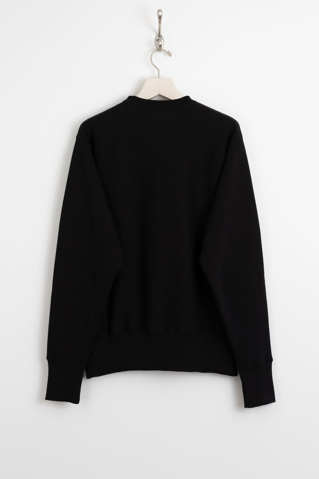 Camber USA Cross-Knit® Crewneck Sweatshirt Black Perfect Circle Men's Seasonal & Consignment Fashion Shop