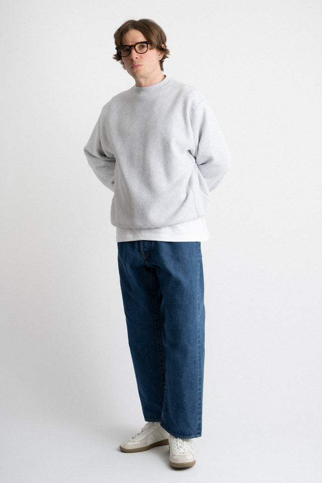 Camber USA Cross-Knit® Crewneck Sweatshirt Grey Perfect Circle Men's Seasonal & Consignment Fashion Shop