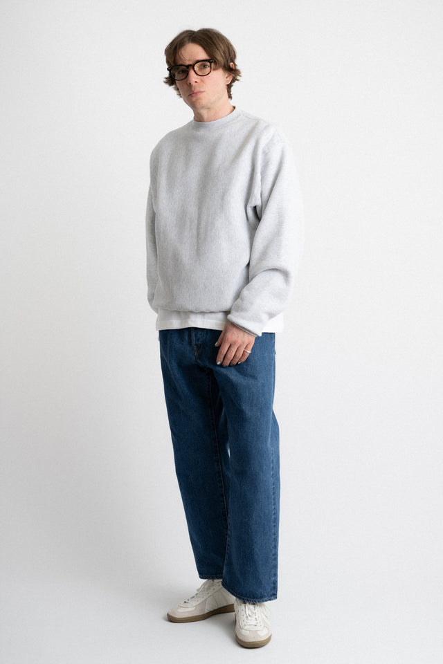 Camber USA Cross-Knit® Crewneck Sweatshirt Grey Perfect Circle Men's Seasonal & Consignment Fashion Shop