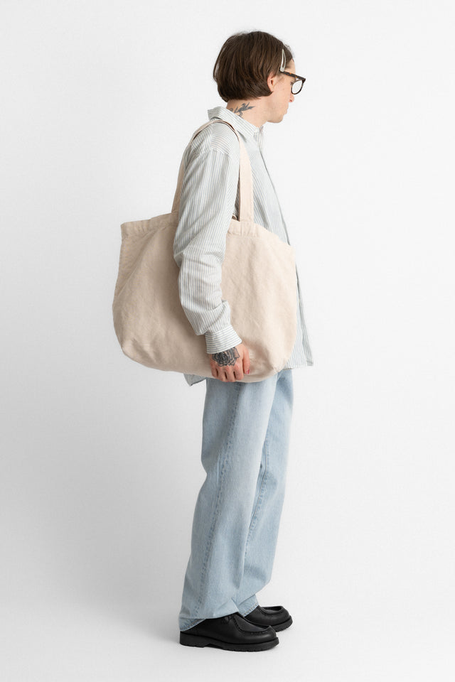 kaptain sunshine 25s ks25sgd01 Garden Bag Cotton Hemp Heavy Oxford Sand Pink perfect circle men's seasonal and consignment online fashion shop