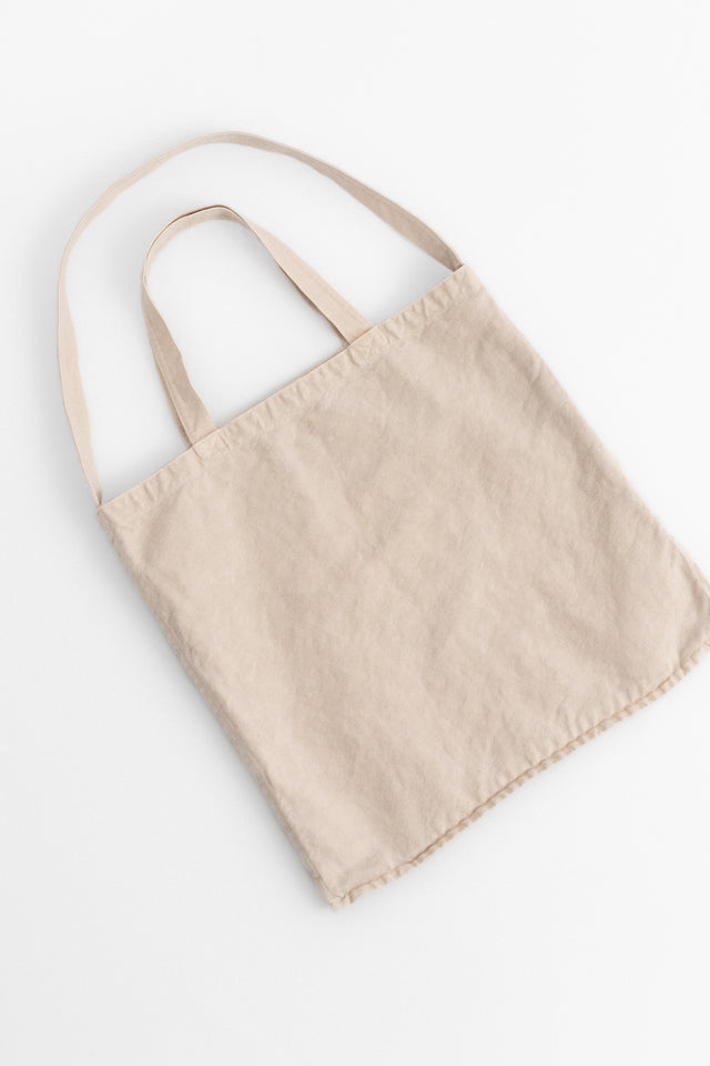 kaptain sunshine 25ss ks25sgd02 Market Bag Cotton Hemp Heavy Oxford Sand Pink perfect circle men's seasonal and consignment online fashion shop