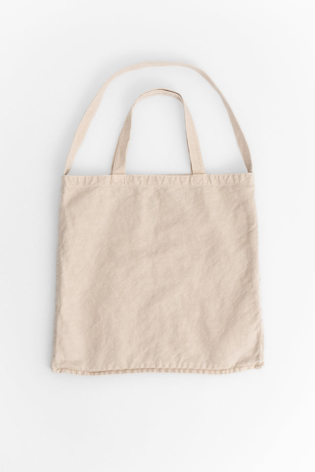 kaptain sunshine 25ss ks25sgd02 Market Bag Cotton Hemp Heavy Oxford Sand Pink perfect circle men's seasonal and consignment online fashion shop