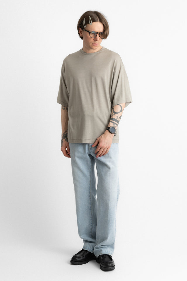 kaptain sunshine 25ss kbscs08 Super Soft Merino Tenjiku Half Sleeve Tee Misty Green perfect circle men's seasonal and consignment fashion shop