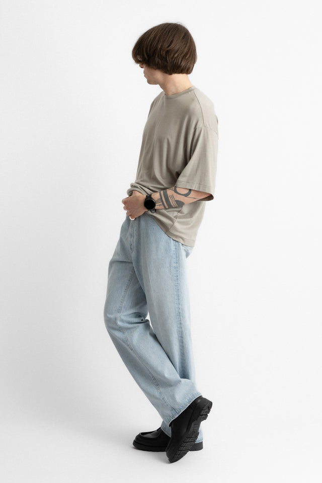 kaptain sunshine 25ss kbscs08 Super Soft Merino Tenjiku Half Sleeve Tee Misty Green perfect circle men's seasonal and consignment fashion shop