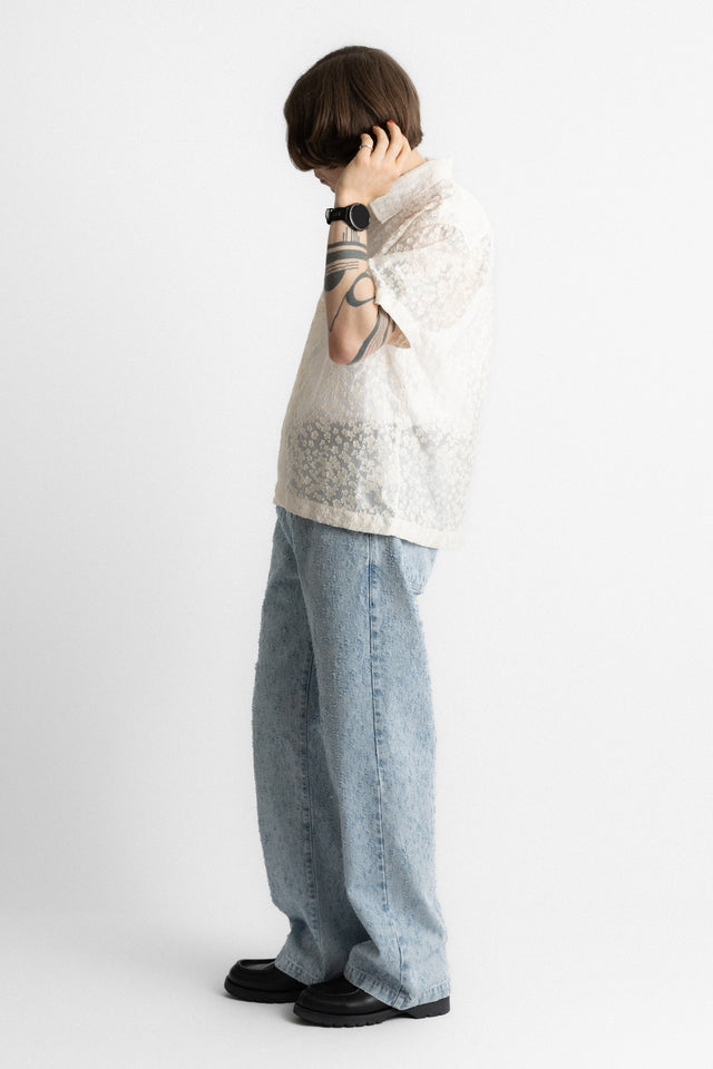 mfpen ss25 Holiday Shirt Sheer Floral perfect circle men's seasonal and consignment online fashion shop