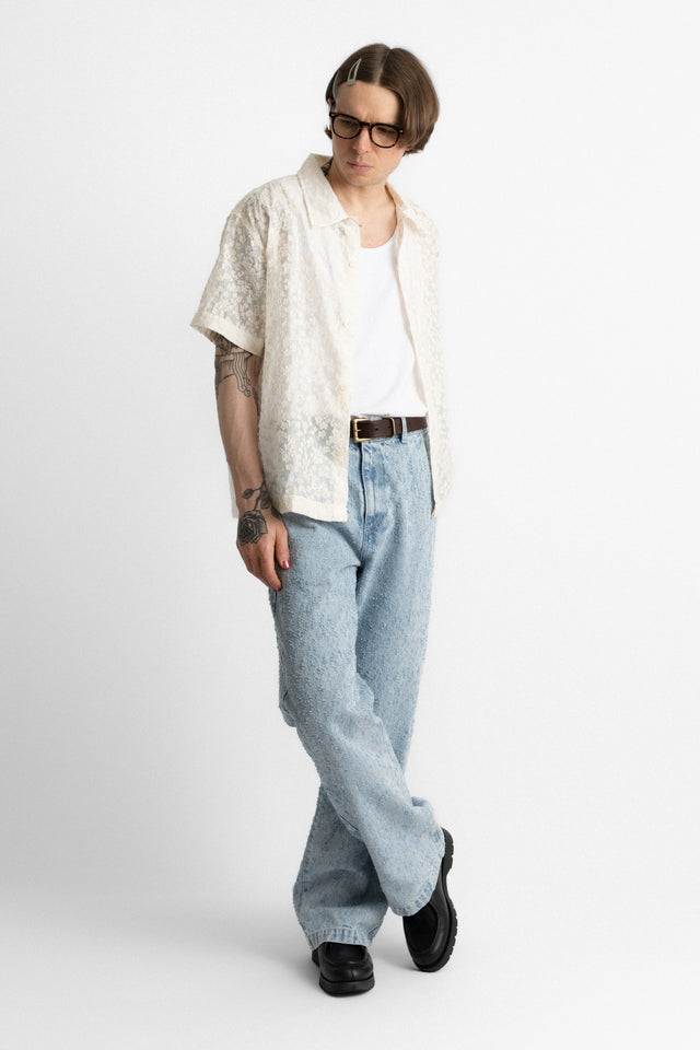 mfpen ss25 Holiday Shirt Sheer Floral perfect circle men's seasonal and consignment online fashion shop