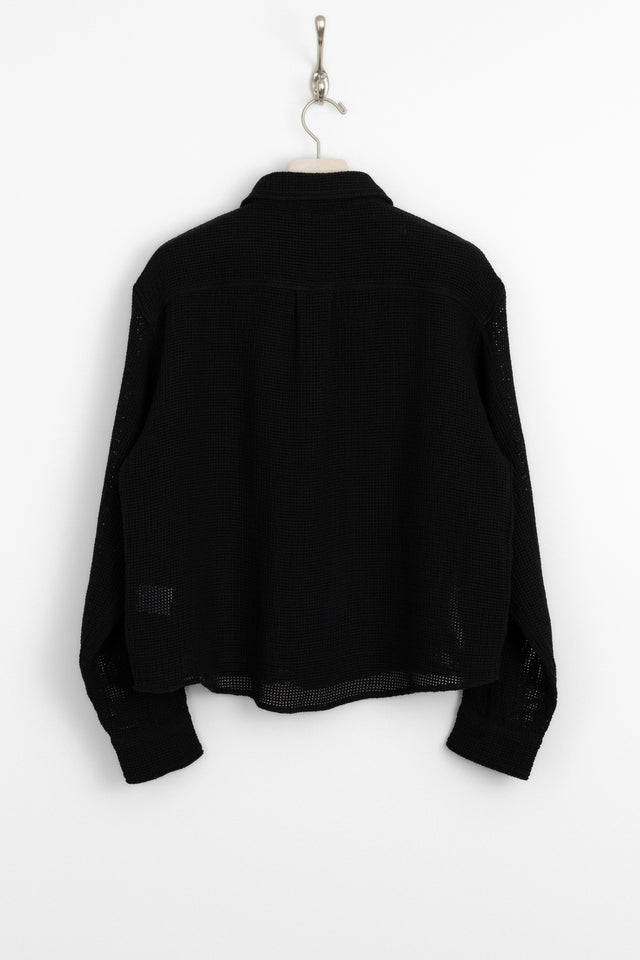 mfpen ss25 Priority Shirt Black Natté perfect circle men's seasonal and consignment online fashion shop