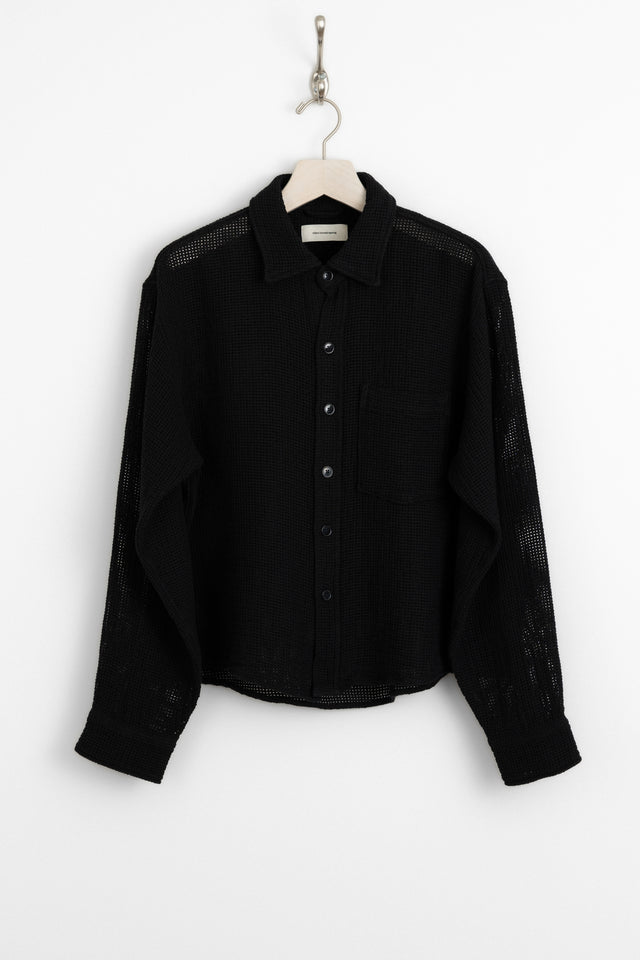 mfpen ss25 Priority Shirt Black Natté perfect circle men's seasonal and consignment online fashion shop