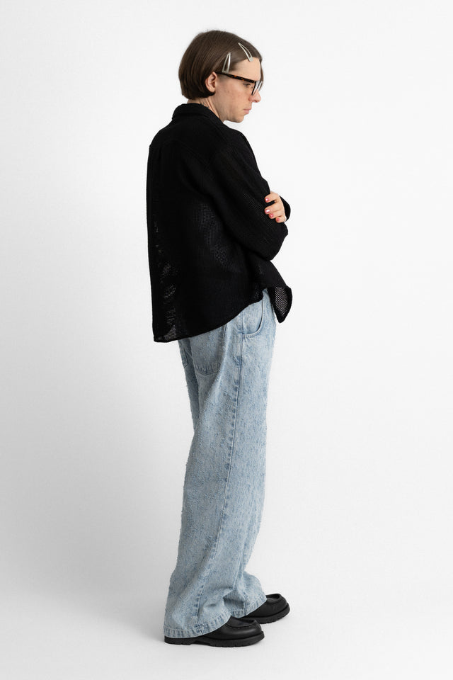 mfpen ss25 Priority Shirt Black Natté perfect circle men's seasonal and consignment online fashion shop