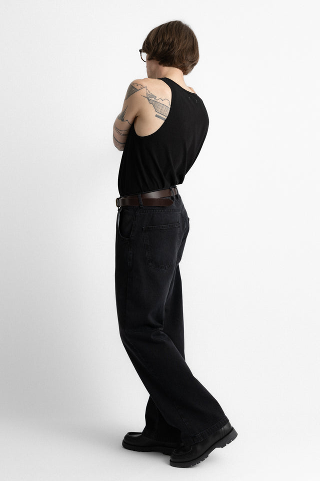 mfpen ss25 Straight Cut Jeans Faded Black perfect circle men's seasonal & consignment online fashion shop