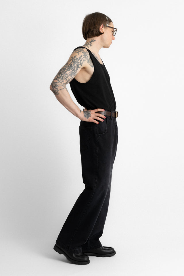 mfpen ss25 Straight Cut Jeans Faded Black perfect circle men's seasonal & consignment online fashion shop