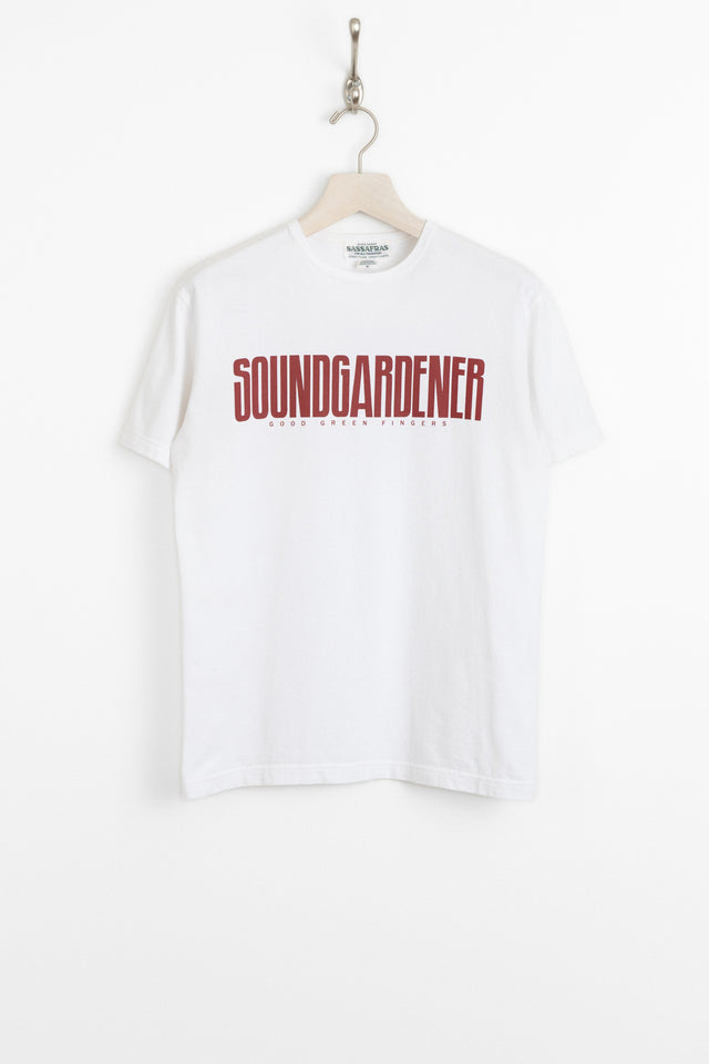 Sassafras, Soundgardener SS Tee White, Size S perfect circle men's seasonal and consignment online fashion shop