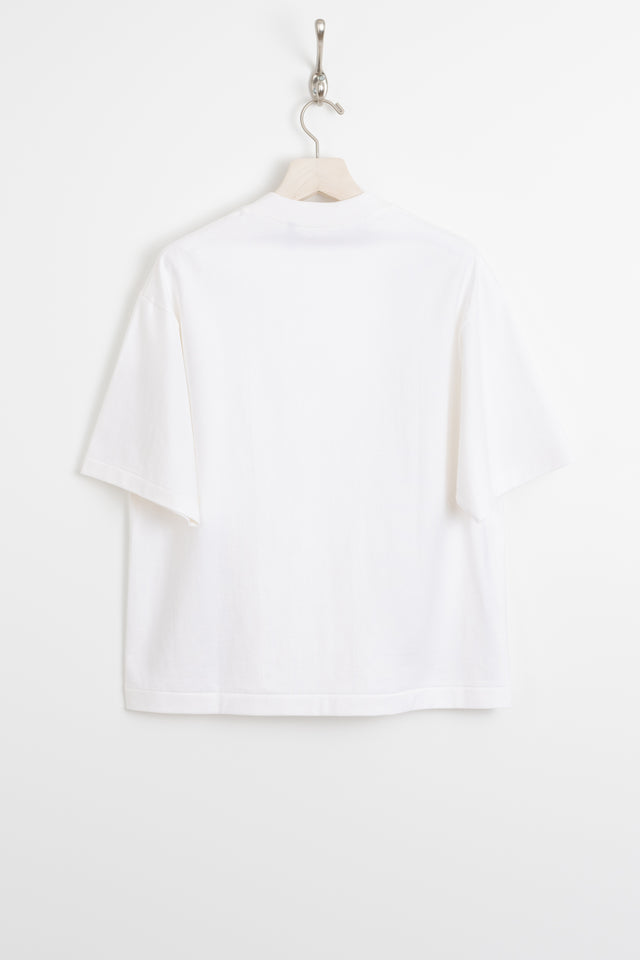 Kaptain Sunshine FW24 men's collection Suvin Supima Tube Half Sleeve Tee Heavy White Perfect Circle men's seasonal & consignment fashion shop