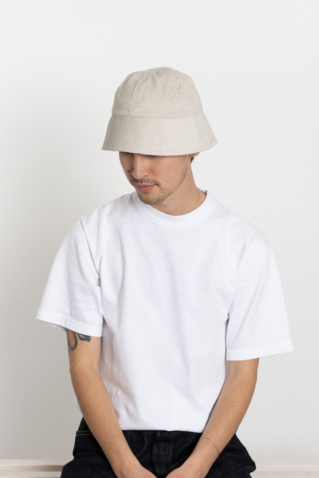 Found Feather Made in Japan Men's Collection FW23 US Navy Sailor Hat 8W Corduroy Stone Calculus Victoria BC Canada