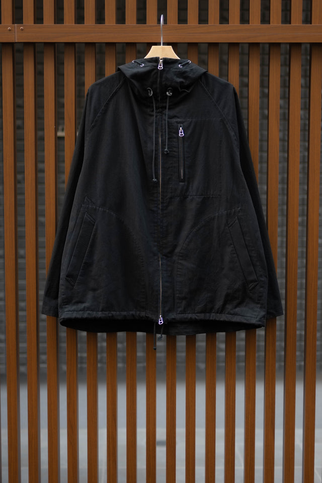 Yoko Sakamoto, Hooded Jacket Black, Size M