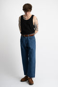 HATSKI 25SS Wide Tapered Selvedge Denim Used Wash Perfect Circle men's seasonal and consignment online fashion shop