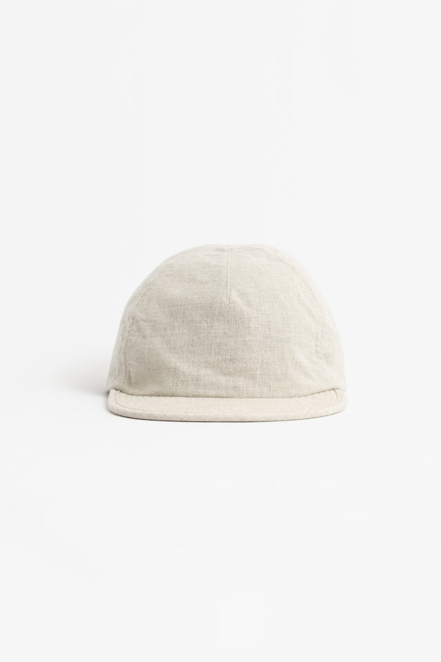 Found Feather Japan SS24 Unisex Hat Collection 5 Panel Baseball Cap Organic Cotton Linen Beige Calculus Online Shop Canada