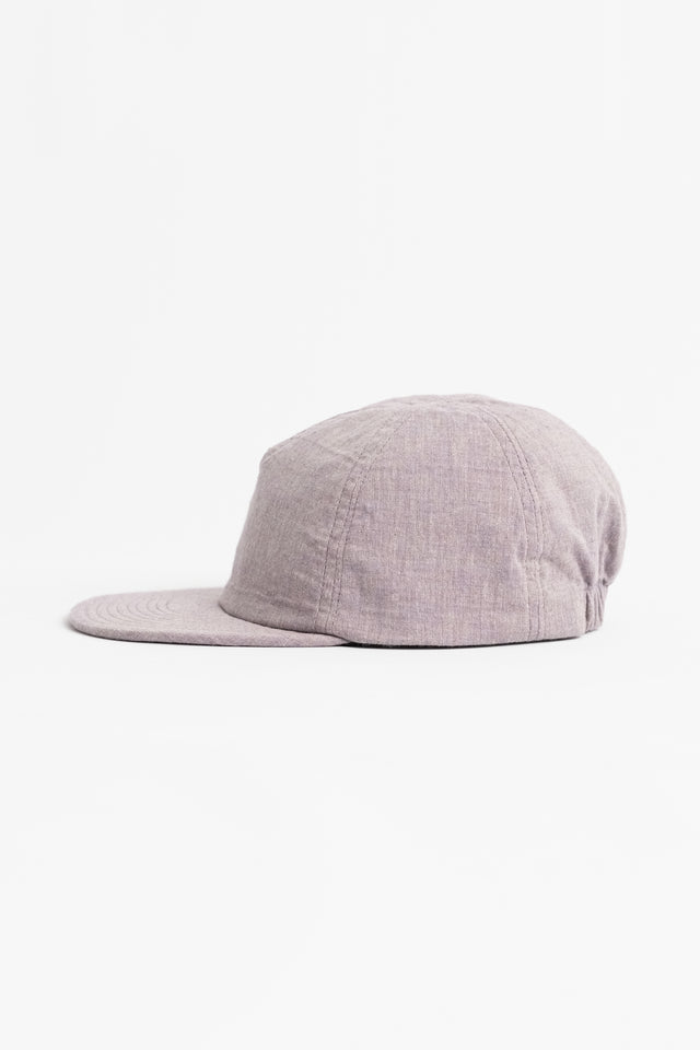 Found Feather Japan SS24 Unisex Hat Collection 5 Panel Baseball Cap Organic Cotton Linen Lavender Calculus Online Shop Canada