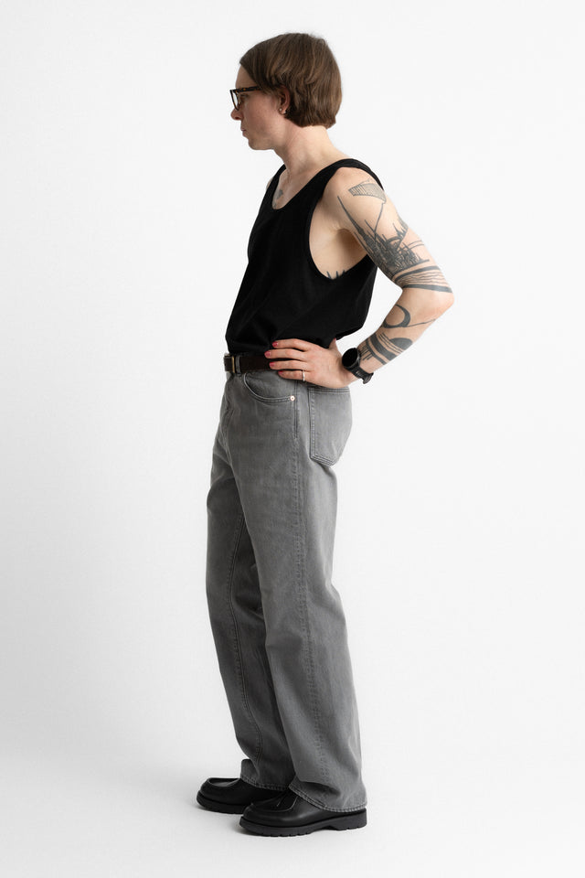 kaptain sunshine 25ss ksbs111dz Skate Shoecut Denim Pants Black Vintage Wash perfect circle men's seasonal and consignment online fashion shop