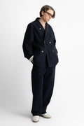 nanamica 25ss s25sc057u Seamless Pleat Pants Navy perfect circle men's seasonal and consignment online fashion shop