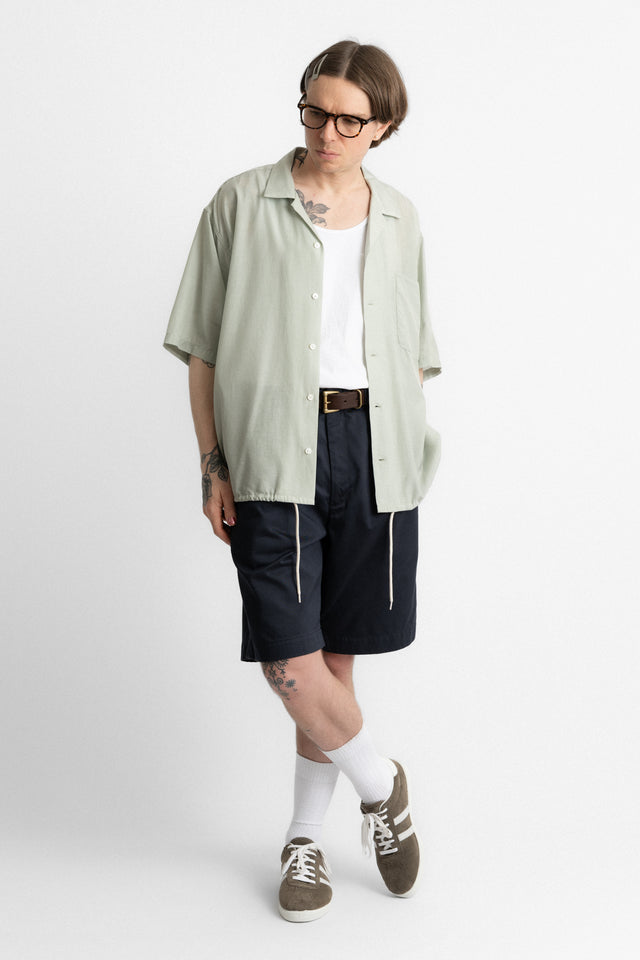 nanamica 25ss s25sg019u Open Collar S/S Shirt Coral Green perfect circle men's seasonal and consignment online fashion shop