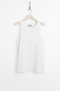 nanamica 25ss s25sh116u nanamica Loopwheel COOLMAX Jersey Tank White perfect circle men's seasonal and consignment online fashion shop