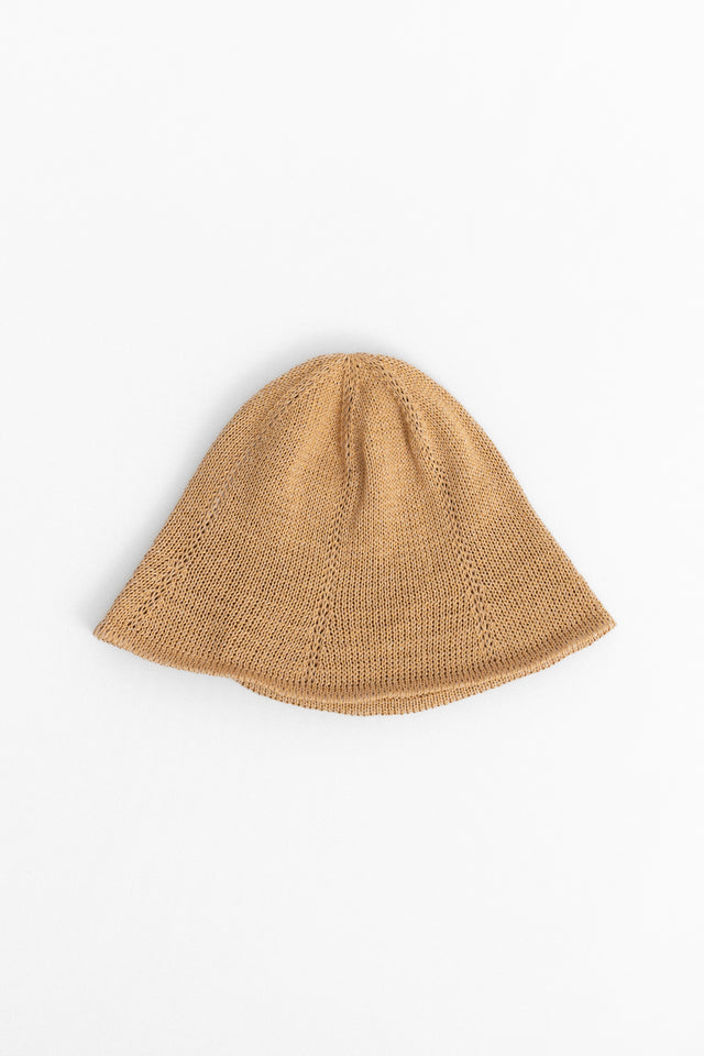 Knit Washi Blend Tulip Hat Cream perfect circle men's seasonal and consignment online fashion shop