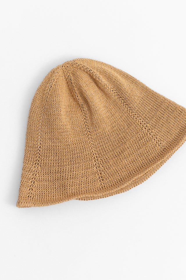 Knit Washi Blend Tulip Hat Cream perfect circle men's seasonal and consignment online fashion shop