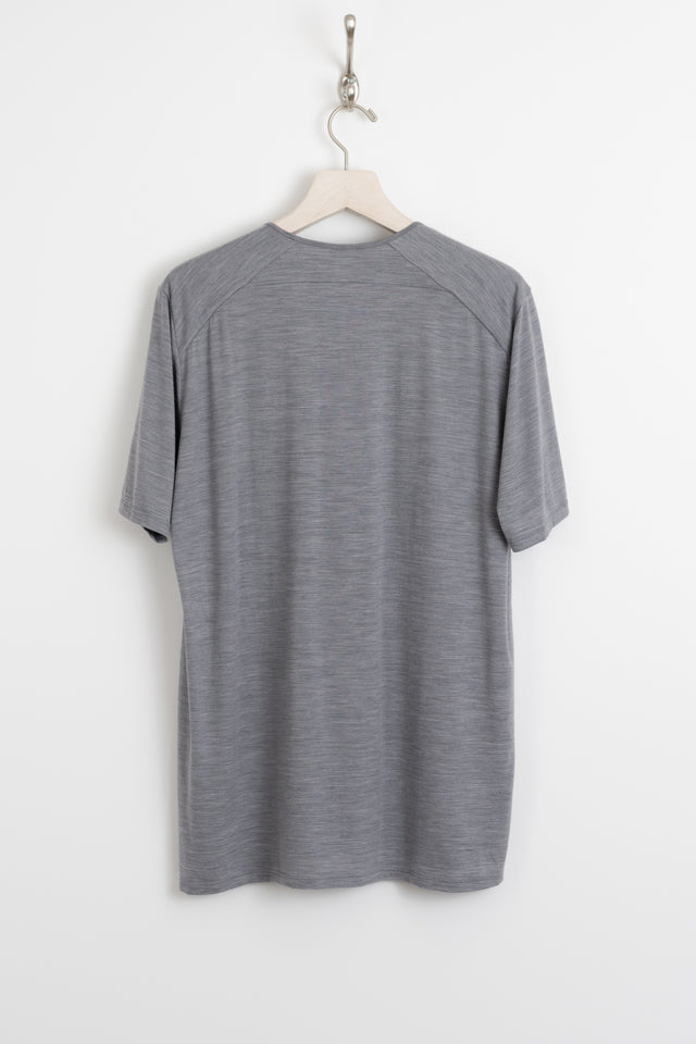 Arc'teryx Veilance, Frame SS Tee Heather Grey, Size XL Perfect Circle men's seasonal & consignment fashion shop
