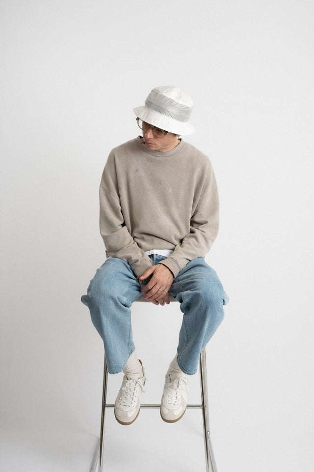 Found Feather Japan SS24 Hat Collection Boonie Crusher Hat Air Light Ripstop White Calculus Online Shop Canada