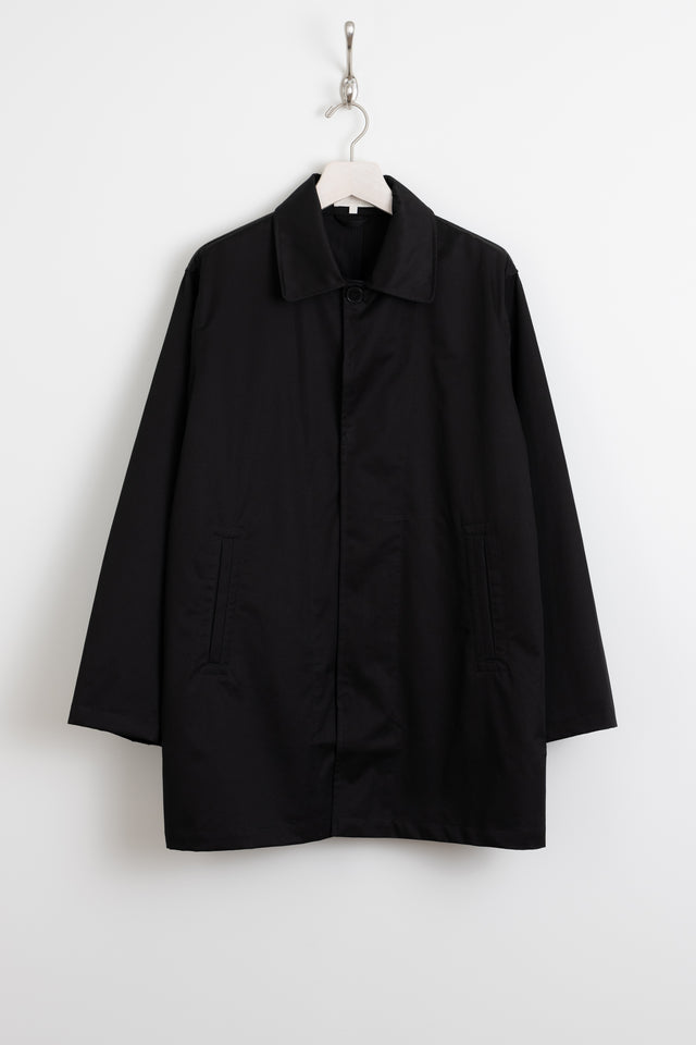 mfpen Copenhagen men's ss24 collection Carless Coat Black Cotton Calculus online shop Canada