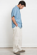 OrSlow 23SS SS23 01-0869-99 Chambray 60's Work Shirt Bleached Calculus Victoria BC Canada