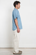 OrSlow 23SS SS23 01-0869-99 Chambray 60's Work Shirt Bleached Calculus Victoria BC Canada
