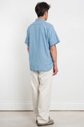 OrSlow 23SS SS23 01-0869-99 Chambray 60's Work Shirt Bleached Calculus Victoria BC Canada