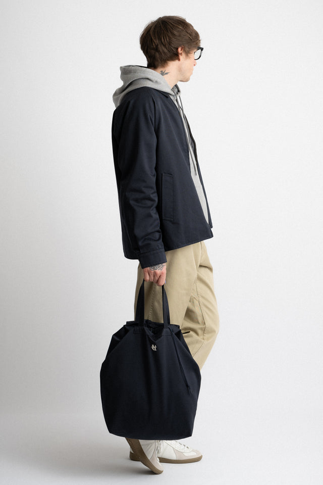 nanamica Japan FW24 men's collection Chino Tote Bag Navy Perfect Circle men's seasonal & consignment fashion shop